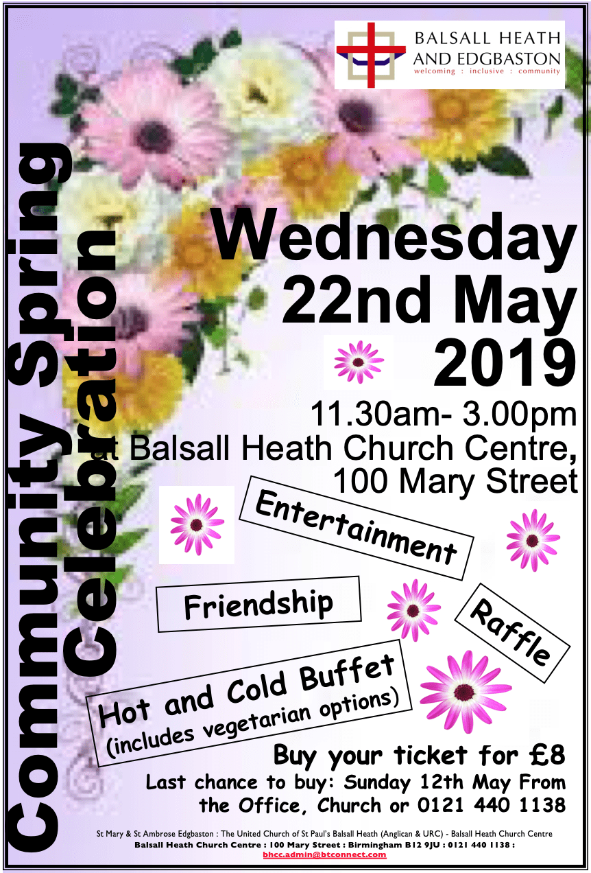 Community Spring Celebration poster