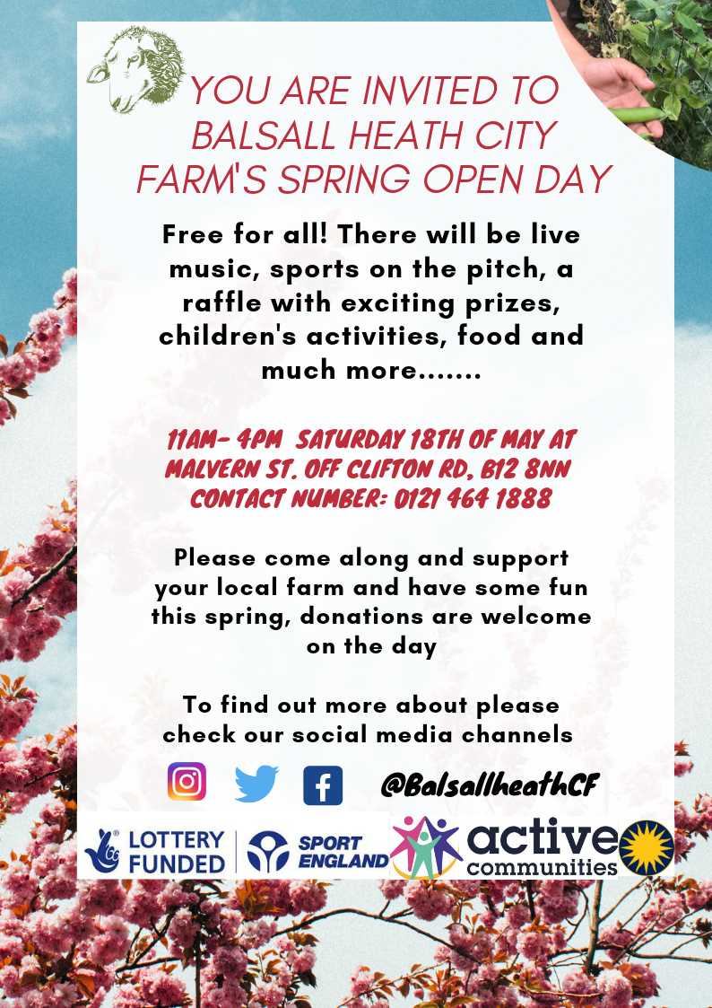 Poster for Spring event
