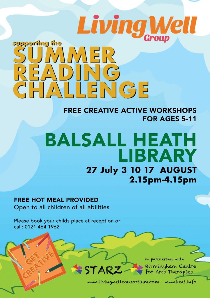 Summer Reading Challenge Creative Active Workshop - Balsall Heathan