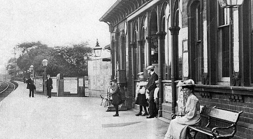 View of the station in 1905