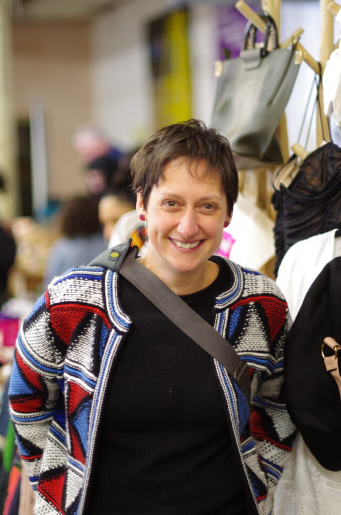 Rachel Gillies, editor of 'NeighbourhoodNewsOnline.com' on hand to see the Heathan relaunch