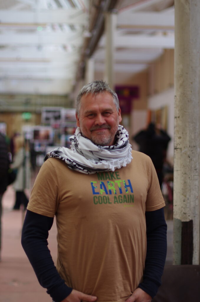 Duncan Ali, looking for a fairer, greener world at Second Saturday