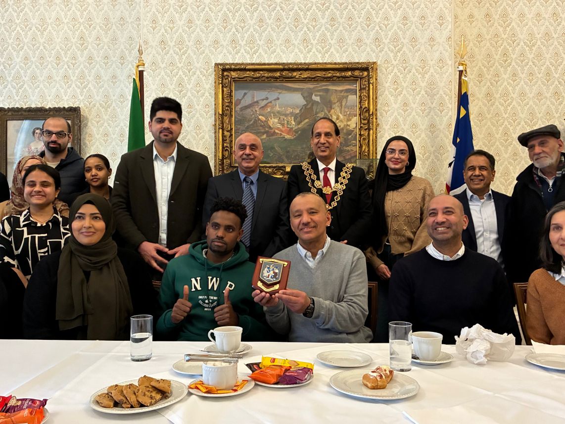 MECC Trust team with Lord Mayor