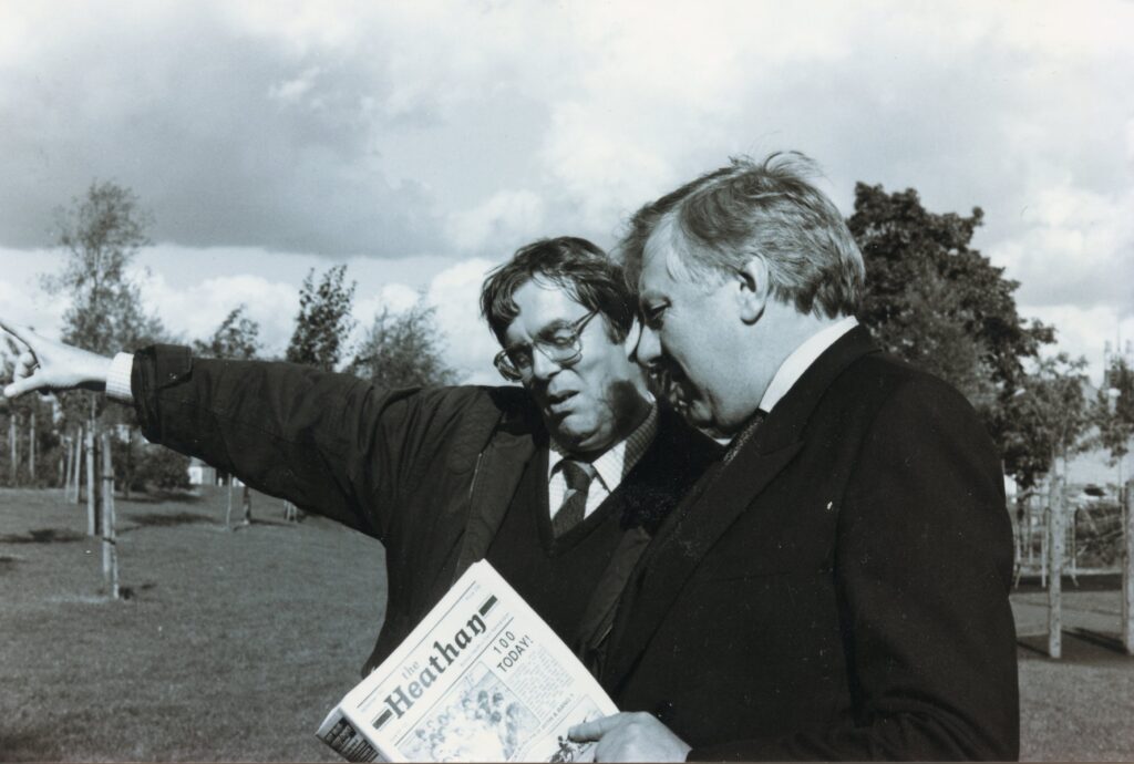 Roy Hattersley reading the Heathan