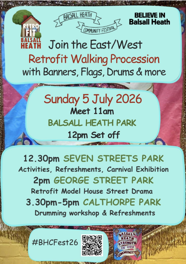 Retrofit Balsalall Heath East West Procession flyer