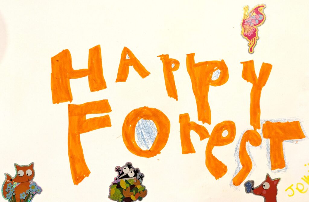 Happy Forest drawing