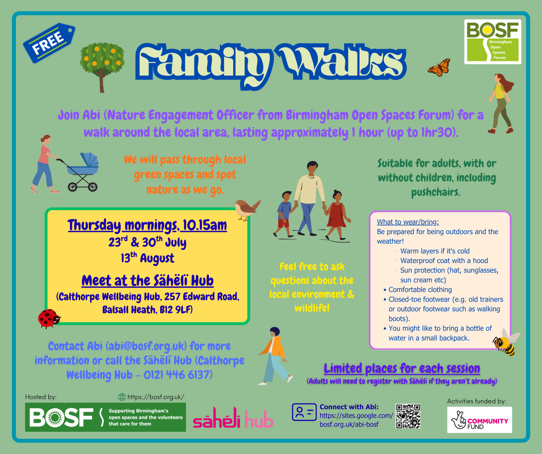 Family Walks Flyer