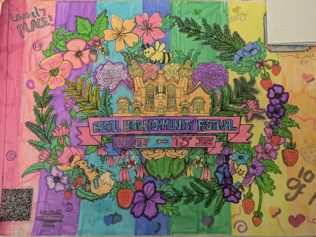 Colouring Competition winner at Clifton Primary School