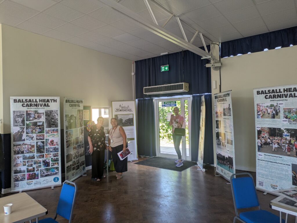 SS John and Martin Balsall Heath Carnival display in the Church Hall