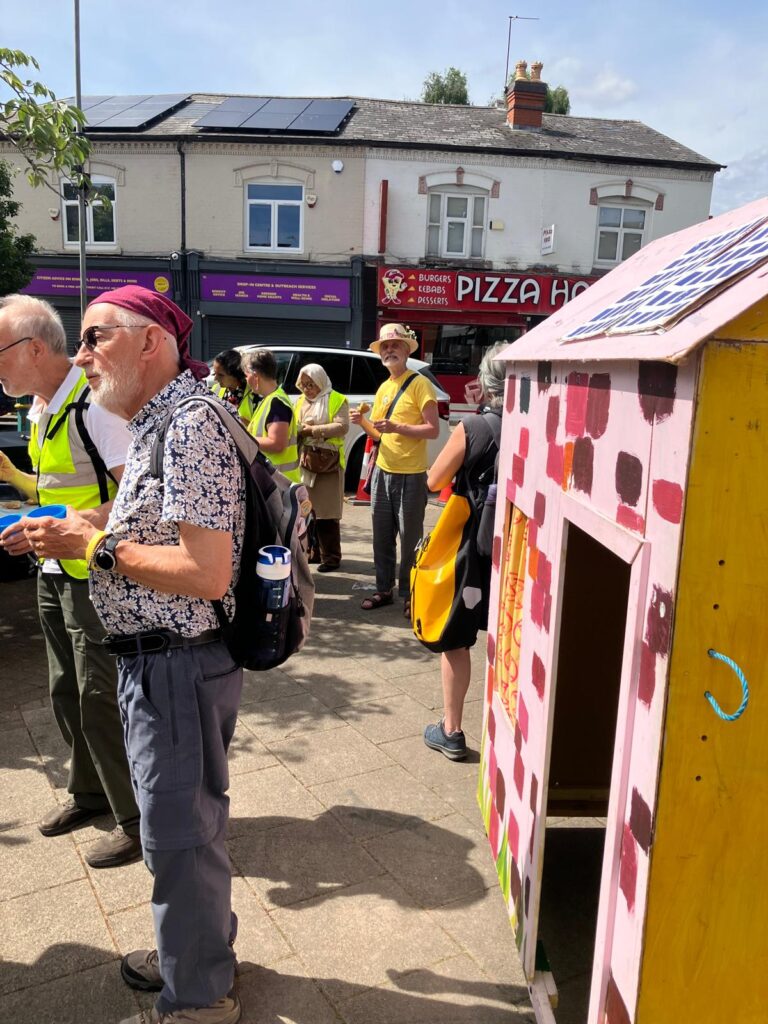The mobile model Retrofit Balsall Heath House on the move!