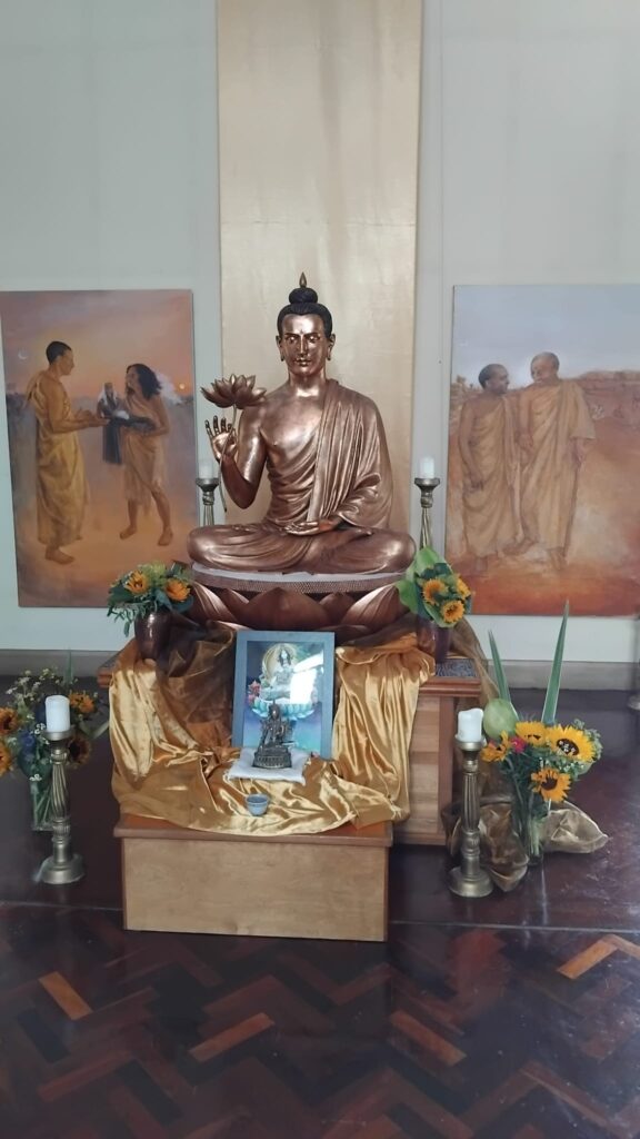 Main Altar at Birmingham Buddhist Centre