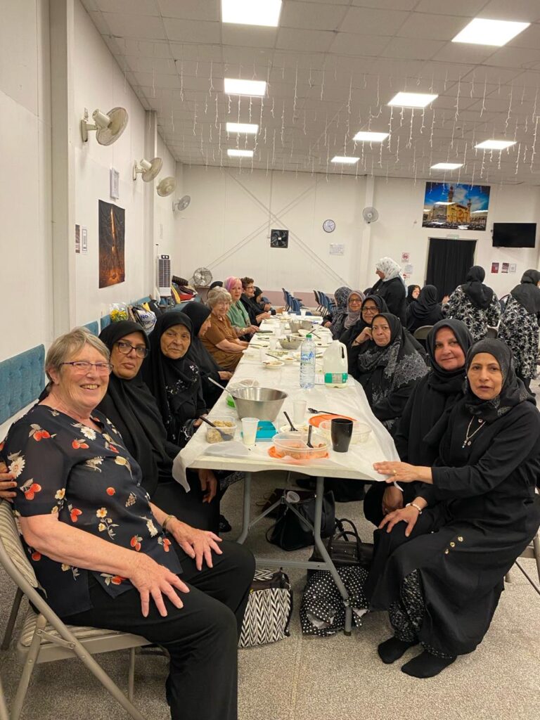 Sharing Food at Al Abbas Mosque