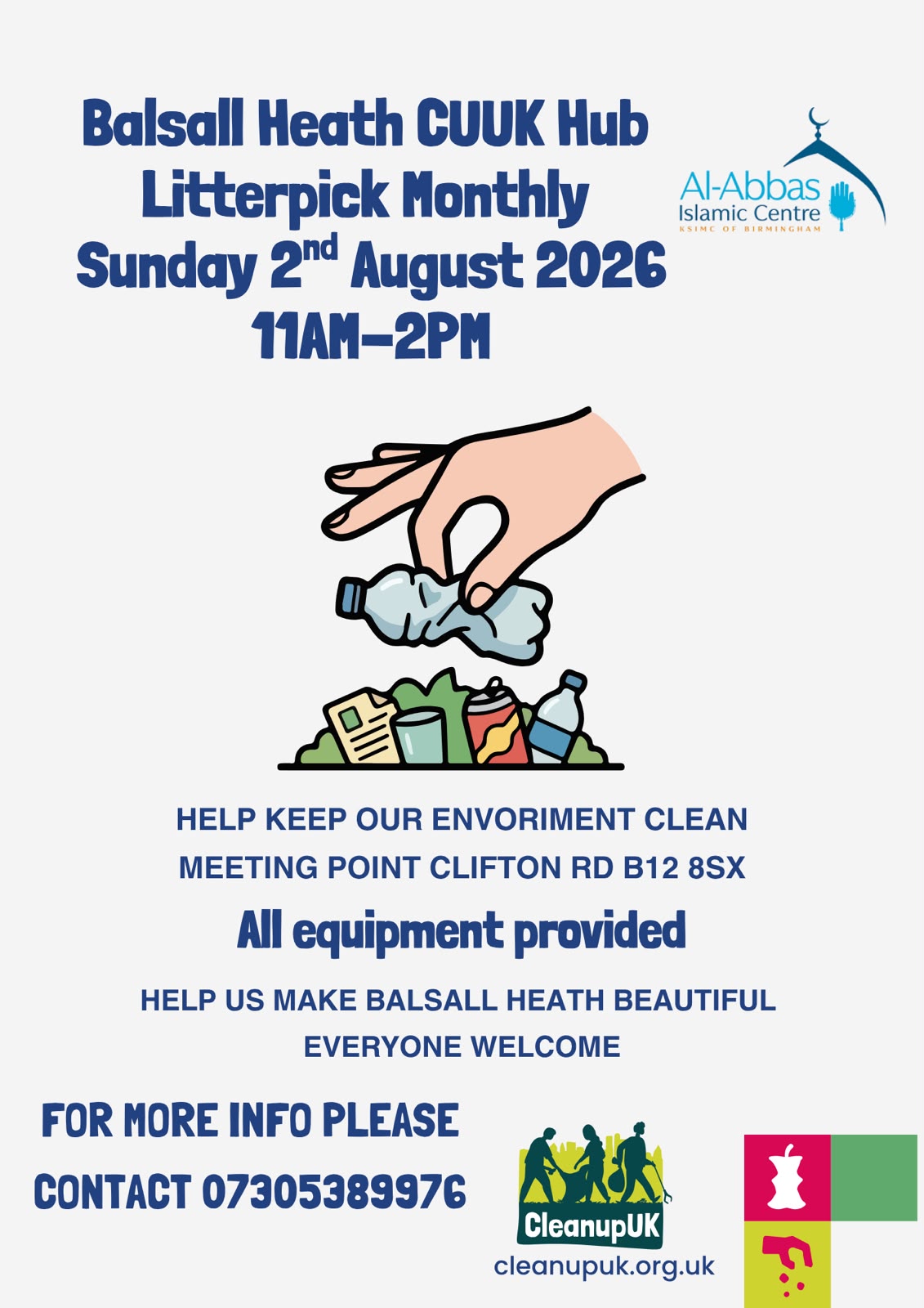 Litter picking flyer