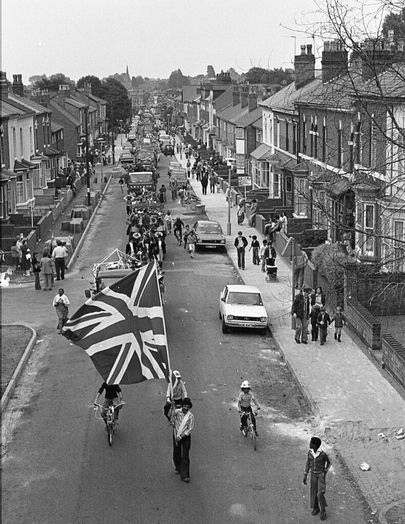 Carnival July 1979 with flag