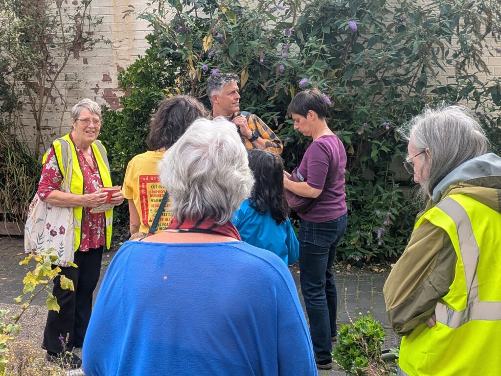 Preparing for a Moseley Road Tour on Saturday with Val Hart, Balsall Heath Local History Society